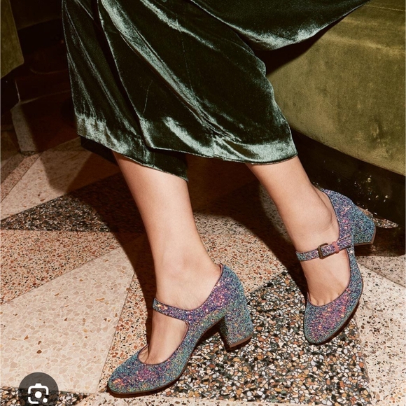 Madewell Shoes - 💖🔽Madewell Elegant Glitter Mary Jane Heels